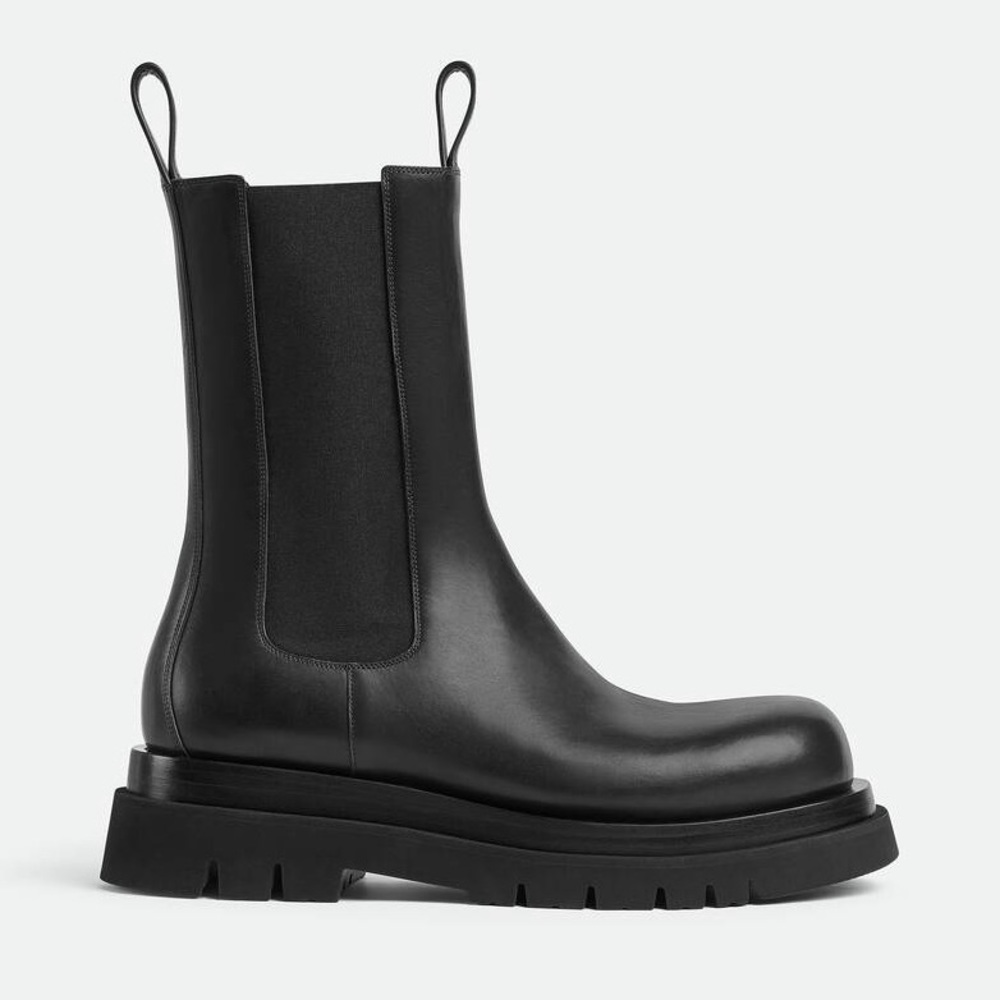 Bottega Veneta Black Lug Sole Chelsea Boot Size 37